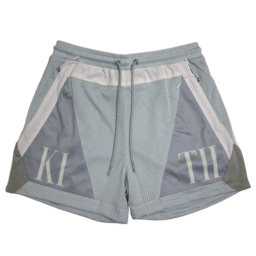 Kith Mesh Turbo Short 'Breath' Green Grey White Size S